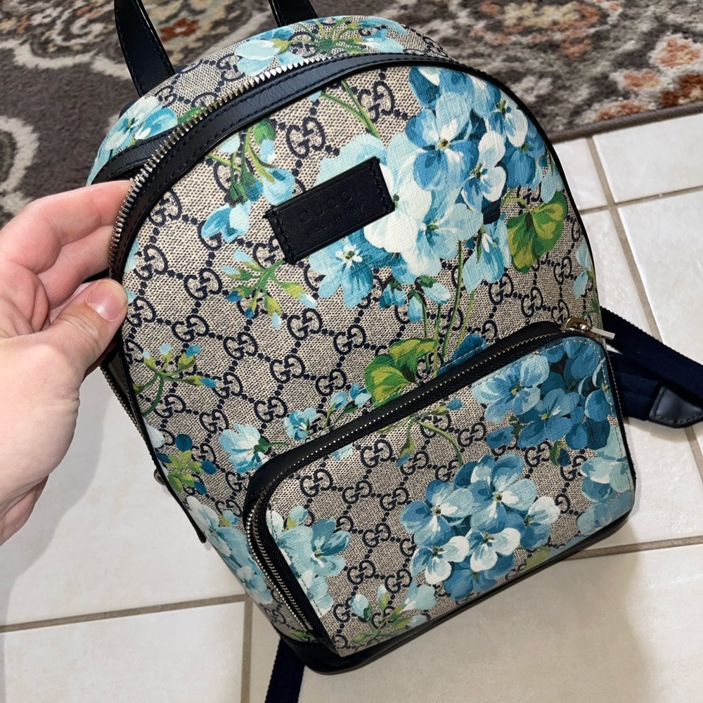 Authentic Gucci Blooms Backpack Med